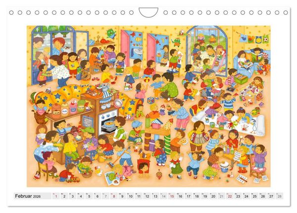Produktbild: Meine kleine Wimmelwelt (Wandkalender 2026 DIN A4 quer), CALVENDO Monatskalender