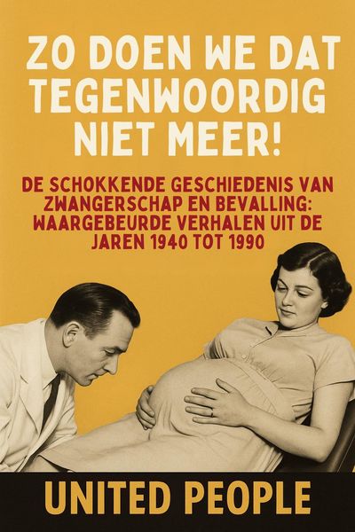 Produktbild: "Zo Doen We Dat Tegenwoordig Niet Meer!" - De Schokkende Geschiedenis van Zwangerschap en Bevalling: Waargebeurde Verhalen uit de Jaren 1940 tot 1990