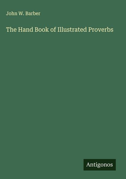 Produktbild: The Hand Book of Illustrated Proverbs