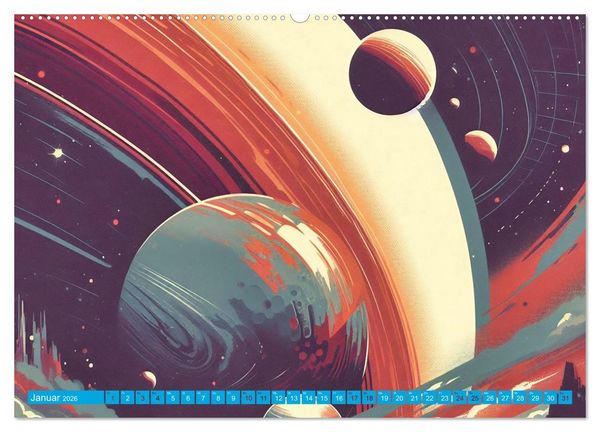Produktbild: Lost Fiction (Wandkalender 2026 DIN A2 quer), CALVENDO Monatskalender