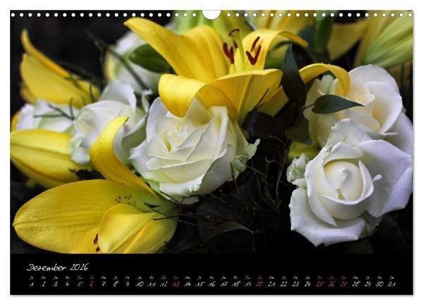 Produktbild: Florales Sonett - Visuelle Musik der Blumen (Wandkalender 2026 DIN A3 quer), CALVENDO Monatskalender