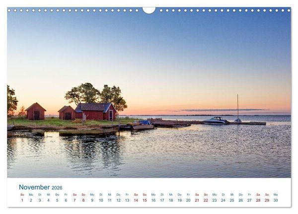 Produktbild: &Ouml;land - Schwedens Insel der Sonne und des Windes (Wandkalender 2026 DIN A3 quer), CALVENDO Monatskalender