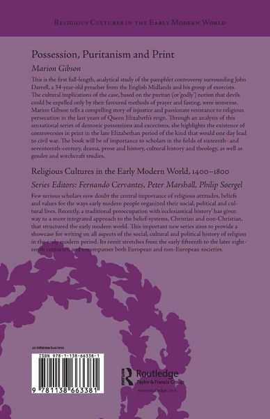 Produktbild: Possession, Puritanism and Print