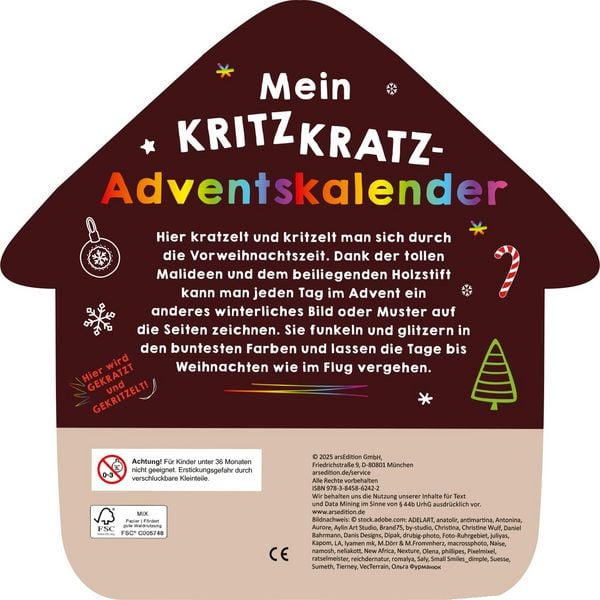 Produktbild: Mein Kritzkratz-Adventskalender