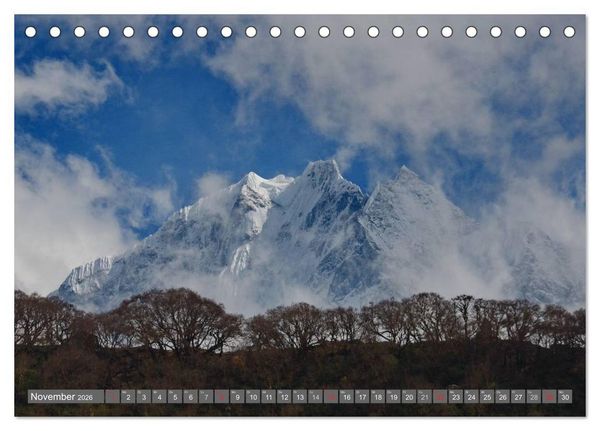 Produktbild: Himalaya (Tischkalender 2026 DIN A5 quer), CALVENDO Monatskalender