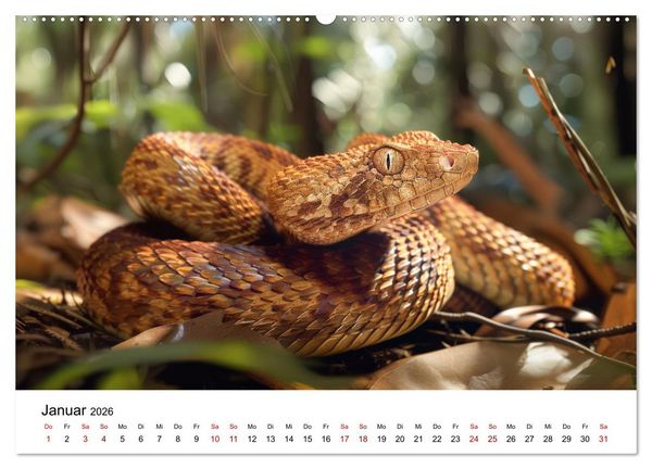 Produktbild: Wildes Down Under: Tiere des Australischen Kontinents (hochwertiger Premium Wandkalender 2026 DIN A2 quer), Kunstdruck in Hochglanz