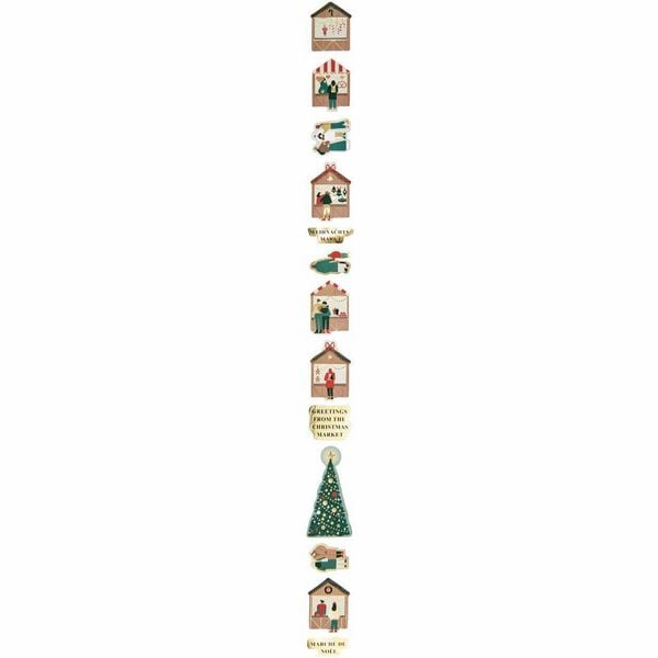 Produktbild: Mini Sticker Weihnachtsmarkt MIX