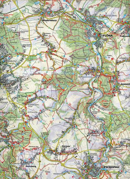 Produktbild: KOMPASS Wanderkarte 817 Chemnitz und Umgebung 1:50.000