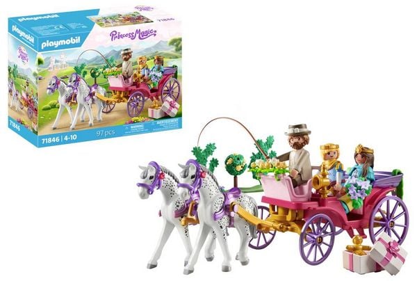 Produktbild: Playmobil® Princess Magic Kutschfahrt mit Prinzessin und Prinz 71846