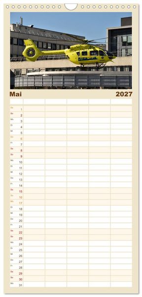 Produktbild: Familienplaner 2027 - Wo Kraft schwebt und Pr&auml;zision fliegt mit 5 Spalten (Wandkalender, 21 x 45 cm) CALVENDO