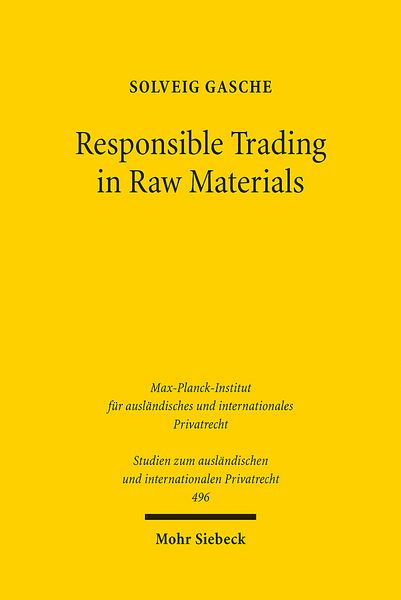 Produktbild: Responsible Trading in Raw Materials