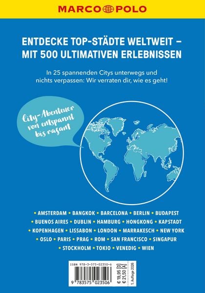 Produktbild: MARCO POLO MARCO POLO Hin & Weg Cityerlebnisse weltweit