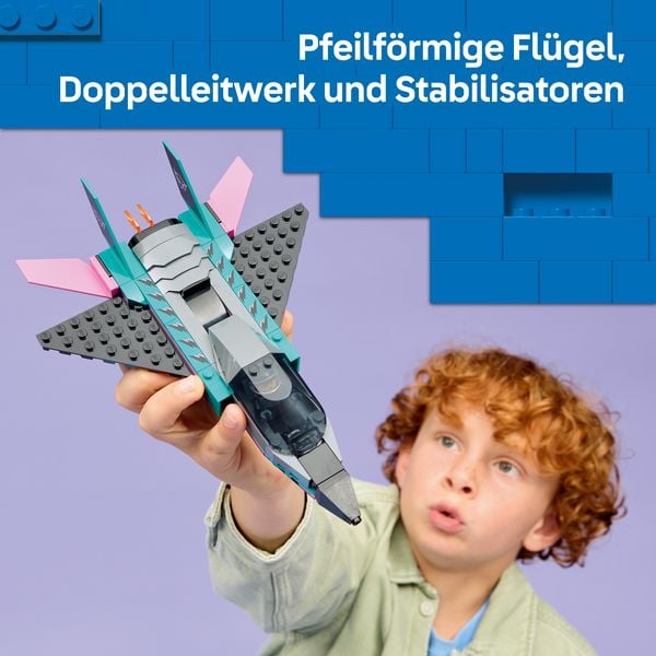Produktbild: LEGO City 60489 D&uuml;senflieger vs. Rennauto, Spielzeug mit 2 Minifiguren