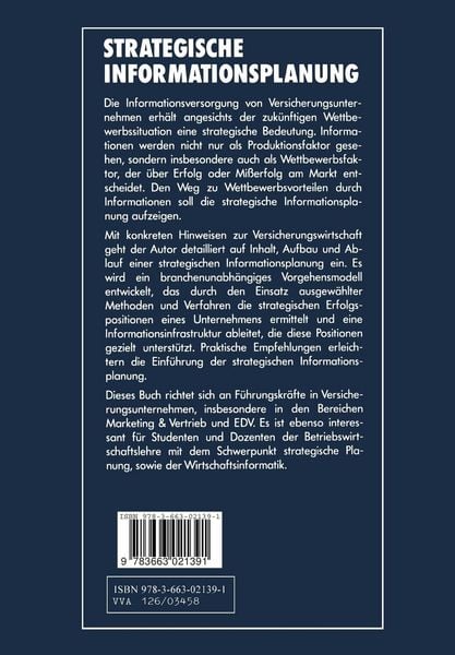 Produktbild: Strategische Informationsplanung