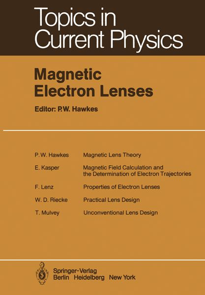 Produktbild: Magnetic Electron Lenses