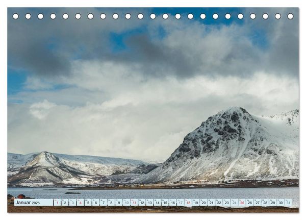 Produktbild: Norwegens Lofoten (Tischkalender 2026 DIN A5 quer), CALVENDO Monatskalender