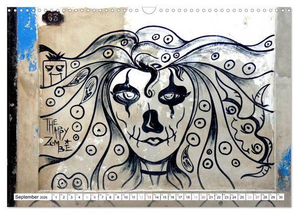 Produktbild: Gesichter Kubas - Havanna Graffiti (Wandkalender 2026 DIN A3 quer), CALVENDO Monatskalender