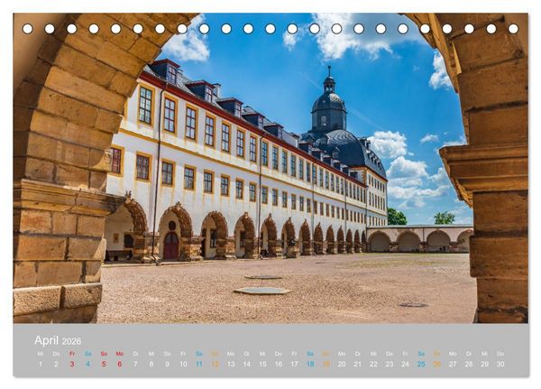 Produktbild: Gotha - zwischen Barock und Renaissance (Tischkalender 2026 DIN A5 quer), CALVENDO Monatskalender