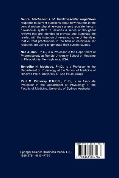 Produktbild: Neural Mechanisms of Cardiovascular Regulation