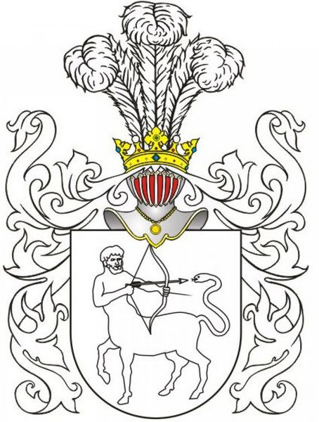 Produktbild: Die adlige polnische Familie Hornostaj. The noble Polish family Hornostaj.
