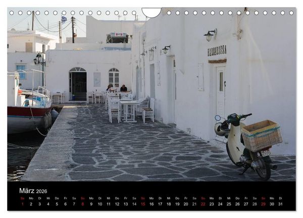 Produktbild: Kykladen - Inseln im Licht (Wandkalender 2026 DIN A4 quer), CALVENDO Monatskalender