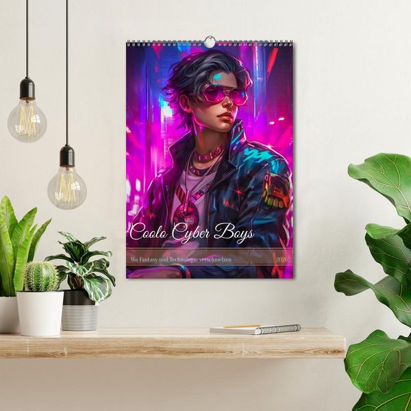 Produktbild: Coole Cyber Boys (Wandkalender 2026 DIN A3 hoch), CALVENDO Monatskalender