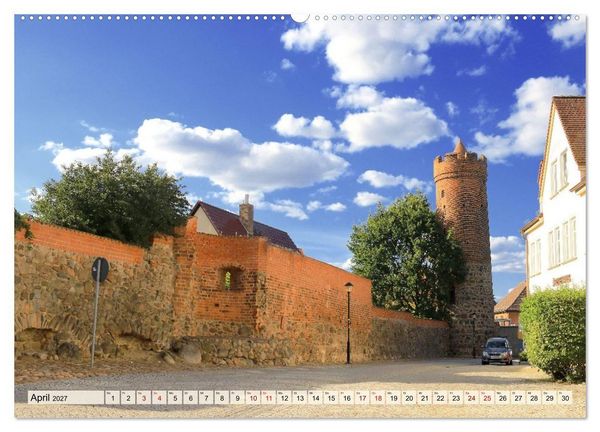 Produktbild: J&uuml;terbog &ndash; Backsteingotik und Wehrt&uuml;rme (Wandkalender 2027 DIN A2 quer), CALVENDO Monatskalender