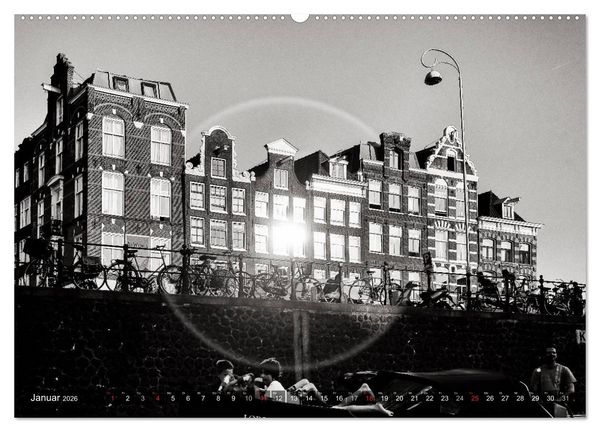 Produktbild: Ein Blick auf Amsterdam (Wandkalender 2026 DIN A2 quer), CALVENDO Monatskalender