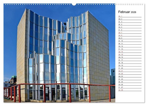 Produktbild: Unterwegs in M&ouml;nchengladbach (hochwertiger Premium Wandkalender 2026 DIN A2 quer), Kunstdruck in Hochglanz