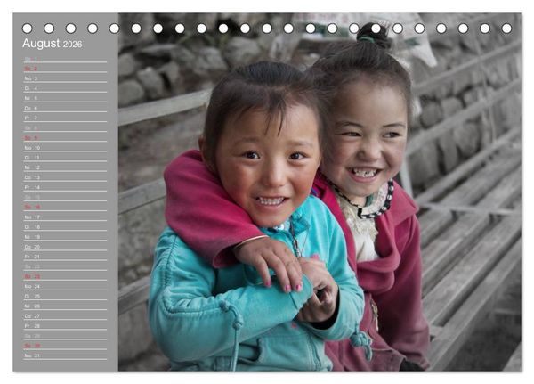 Produktbild: Kinder aus den Kulturen unserer Welt (Tischkalender 2026 DIN A5 quer), CALVENDO Monatskalender