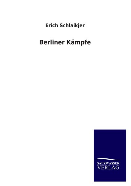 Produktbild: Berliner K&auml;mpfe