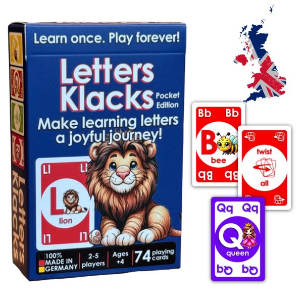 Produktbild: Letters Klacks &ndash; Das englische Alphabet spielerisch entdecken (Pocket Edition)