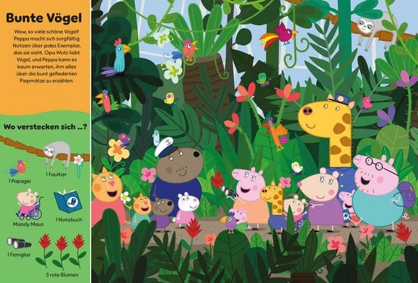 Produktbild: Peppa Pig: Wo ist Peppa? Mein tierisches Wimmelbuch
