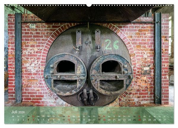 Produktbild: Betrieb eingestellt - Industrieruinen in Europa (Wandkalender 2026 DIN A2 quer), CALVENDO Monatskalender