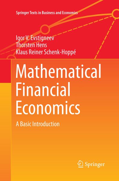 Produktbild: Mathematical Financial Economics
