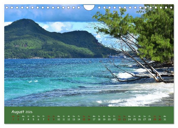 Produktbild: Mah&egrave; und die Inseln der Seychellen (Wandkalender 2026 DIN A4 quer), CALVENDO Monatskalender