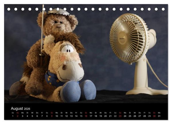 Produktbild: Herr Nopf ist da! (Tischkalender 2026 DIN A5 quer), CALVENDO Monatskalender