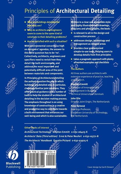 Produktbild: Principles of Architectural Detailing