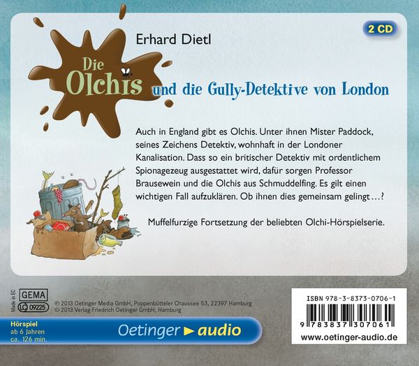Produktbild: Die Olchis und die Gully-Detektive von London