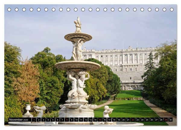 Produktbild: Madrid (Tischkalender 2026 DIN A5 quer), CALVENDO Monatskalender