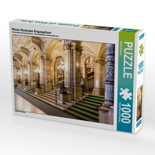 CALVENDO Puzzle Wiener Staatsoper Eingangsfoyer | 1000 Teile Lege-Größe 64x48cm Foto-Puzzle für glückliche Stunden