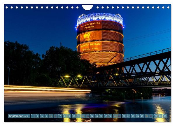 Produktbild: RIVERSIDE BLUES - Abends am Fluss (Wandkalender 2026 DIN A4 quer), CALVENDO Monatskalender