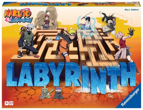 Produktbild: Naruto Shippuden Labyrinth - Gesellschaftsspiel & Brettspiel ab 7 Jahre