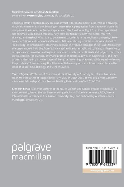 Produktbild: Feeling Academic in the Neoliberal University