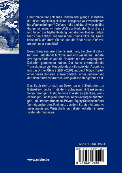 Produktbild: Finanzkrisen und Hedgefonds