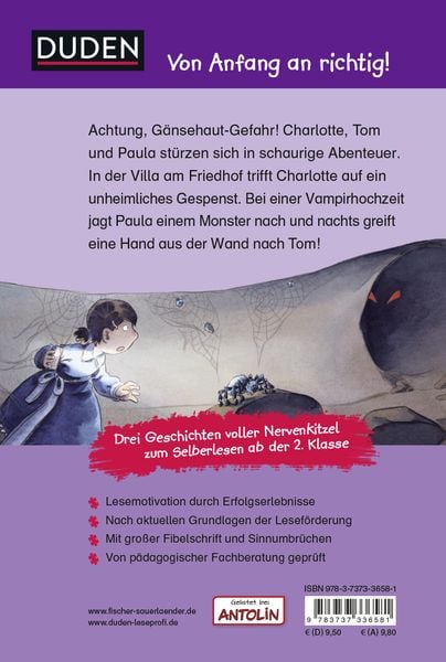 Produktbild: Duden Leseprofi &ndash; Gruselspa&szlig; zur Geisterstunde, 2. Klasse