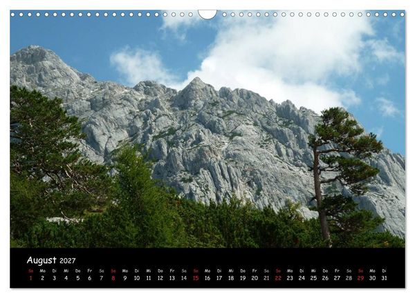 Produktbild: Alpenwelten (Wandkalender 2027 DIN A3 quer), CALVENDO Monatskalender