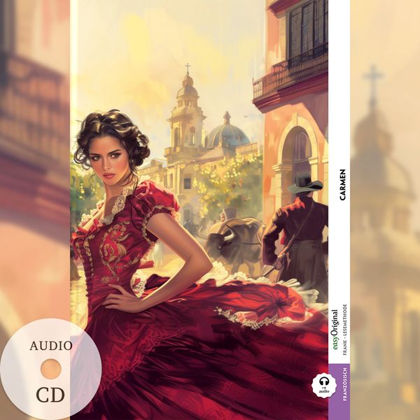 Produktbild: Carmen - Volles Opernlibretto (Buch + Audio-CD) - Frank-Lesemethode - Kommentierte zweisprachige Ausgabe Franz&ouml;sisch-Deutsch