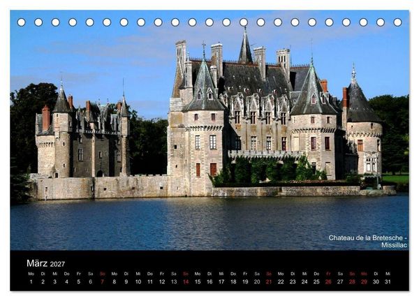 Produktbild: Bretagne - Zwischen Meer und Geschichte (Tischkalender 2027 DIN A5 quer), CALVENDO Monatskalender