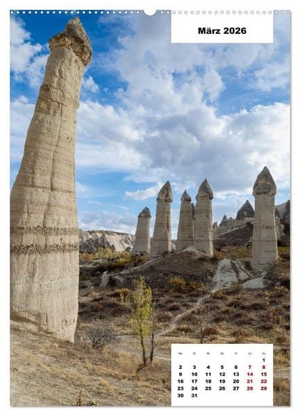 Produktbild: Kappadokien, zwischen Felsen und Himmel (hochwertiger Premium Wandkalender 2026 DIN A2 hoch), Kunstdruck in Hochglanz